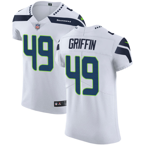 Nike Seahawks #49 Shaquem Griffin White Men's Stitched NFL Vapor Untouchable Elite Jersey